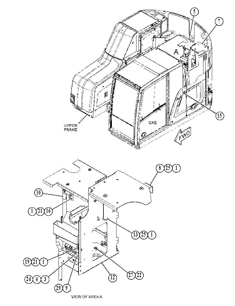 MOUNTING GP-DEF TANK 4809185 CAT