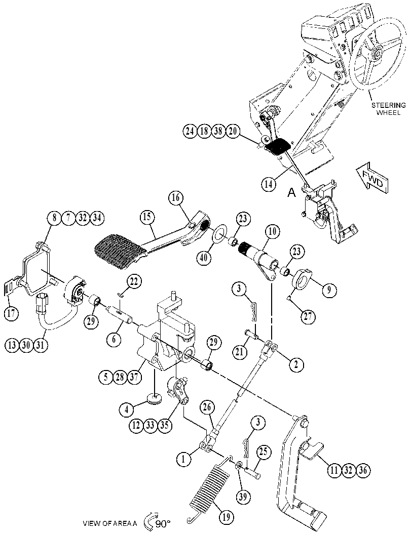 CONTROL GP-CLUTCH 5125908 CAT