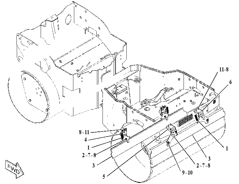 SCRAPER GP-DRUM 3642375 CAT