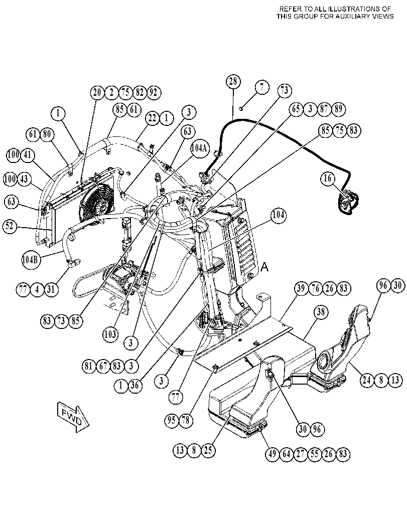 KIT-AIR COND & HEATER INSTL 5081863 CAT