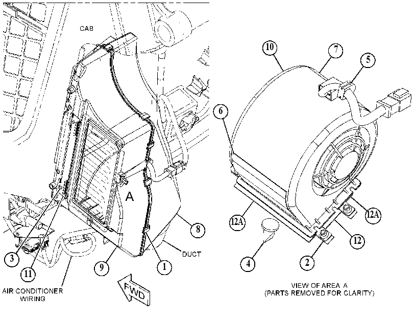 BLOWER GP-CAB 5407432 CAT