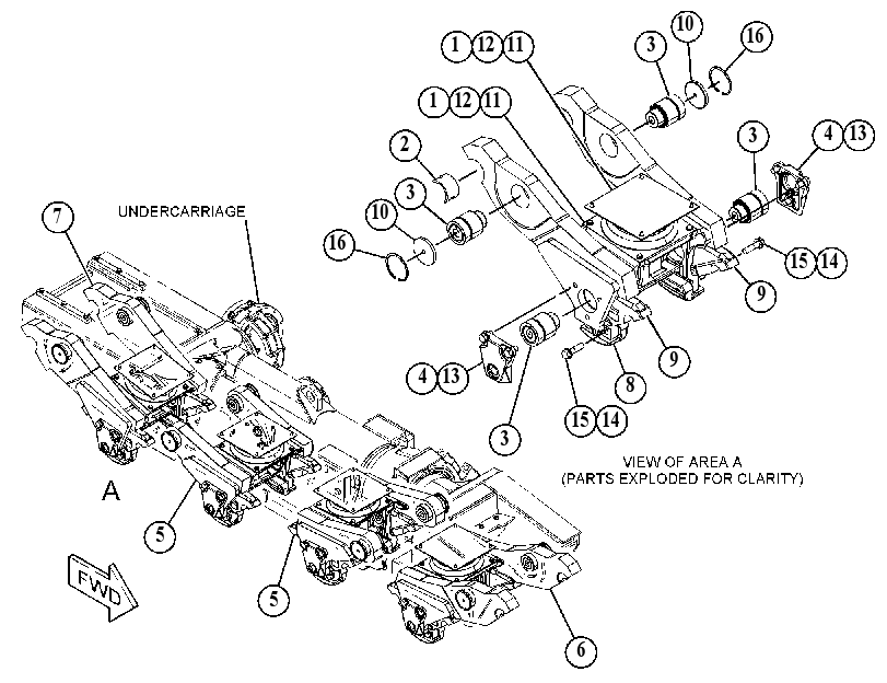 SUSPENSION GP-BOGIE 3370983 CAT