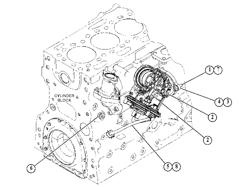 MOUNTING GP-EXHAUST 5283193 CAT