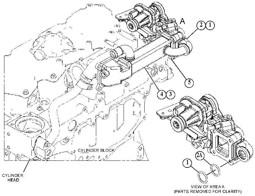 VALVE GP-EXH GAS RECIRCULATION 5586244 CAT