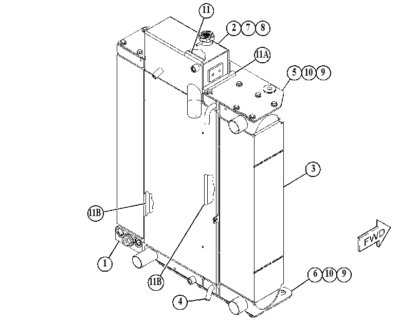 COOLING GP 5622915 CAT