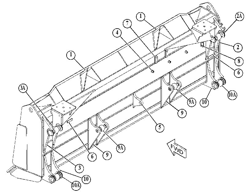 BLADE AS-SEMI-UNIVERSAL 5679211 CAT