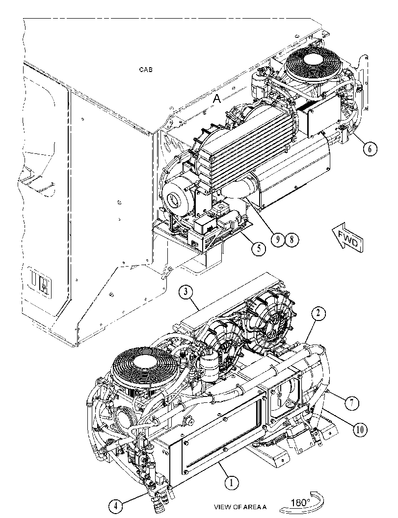 LINES GP-HEATER & AIR COND 5432660 CAT