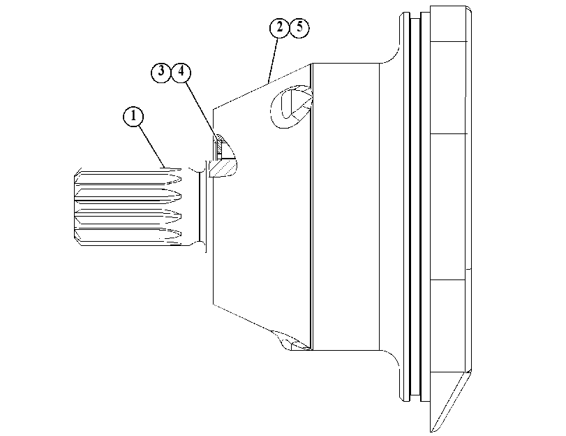 FLANGE GP 5627338 CAT