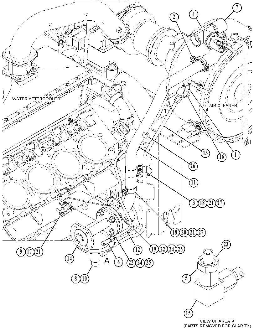 Регулятор давления газа 4890786 CAT