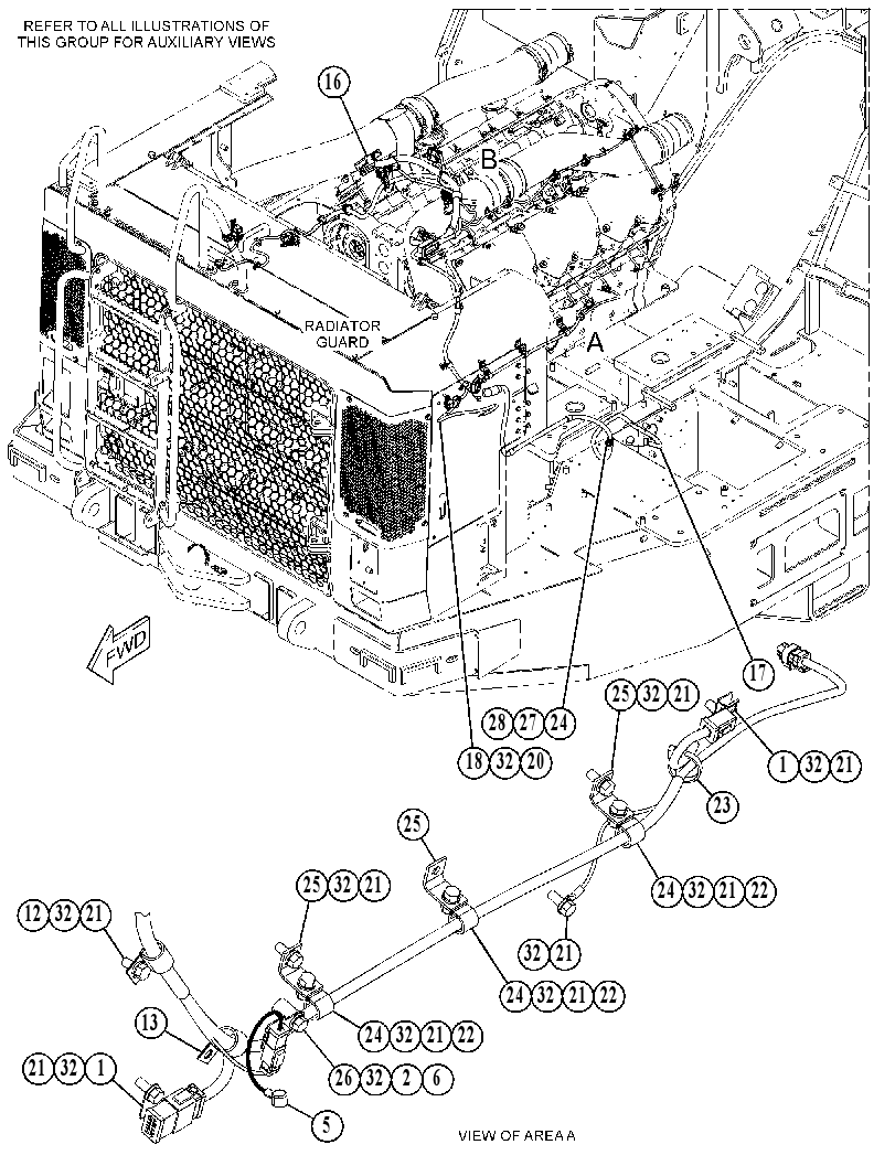 Проводка двигателя 5568757 CAT