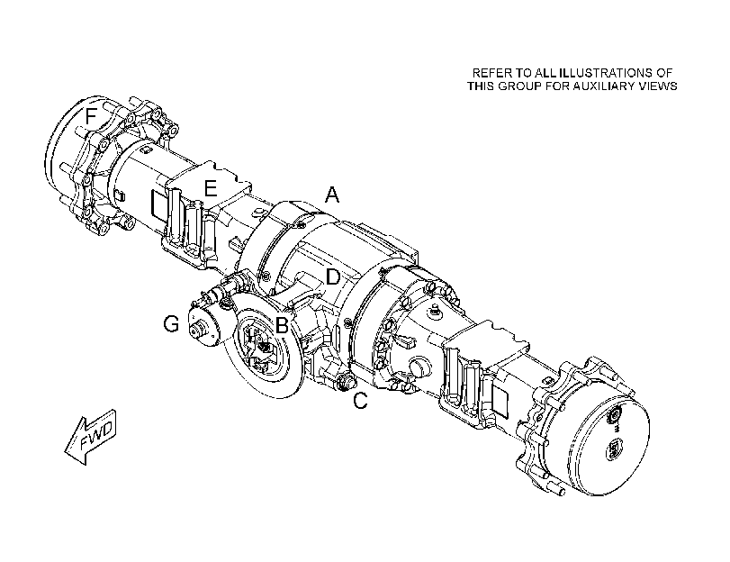 Мост задний 5216525 CAT