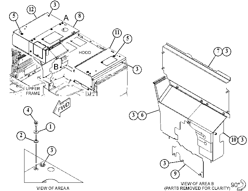 COVER GP-HOOD 5769403 CAT