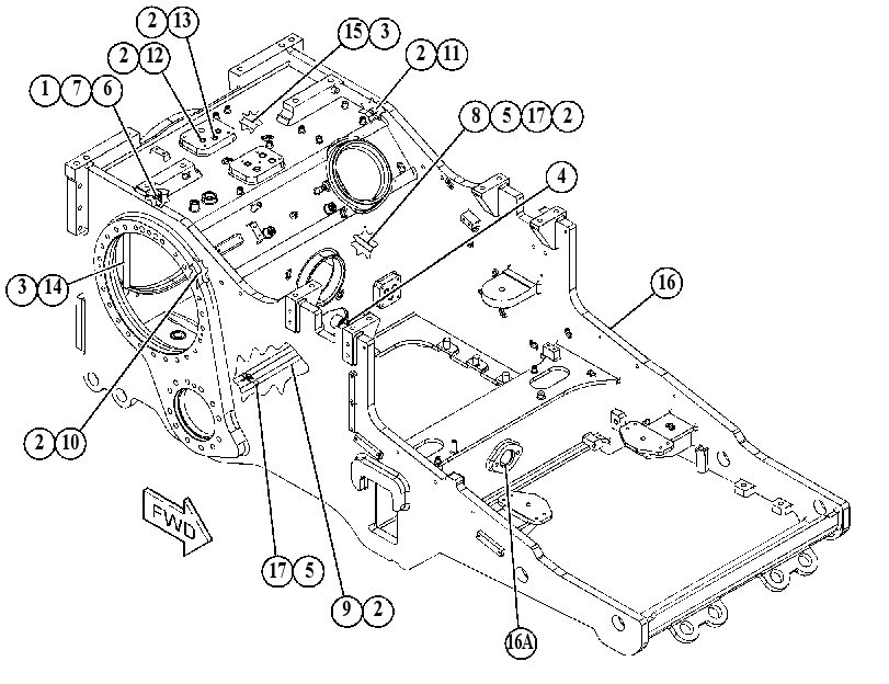 CASE & FRAME AS 5255656 CAT