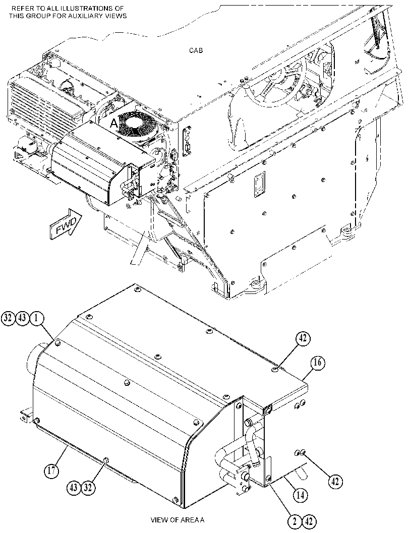HEATER & AIR CONDITIONER GP 5432261 CAT
