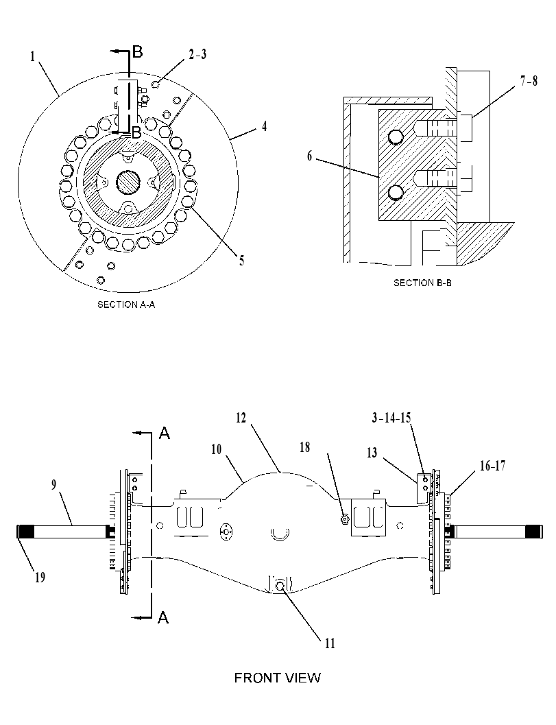 AXLE GP-FIXED 1482346 CAT