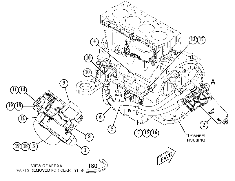 FILTER & MTG GP-ENGINE OIL 4860997 CAT