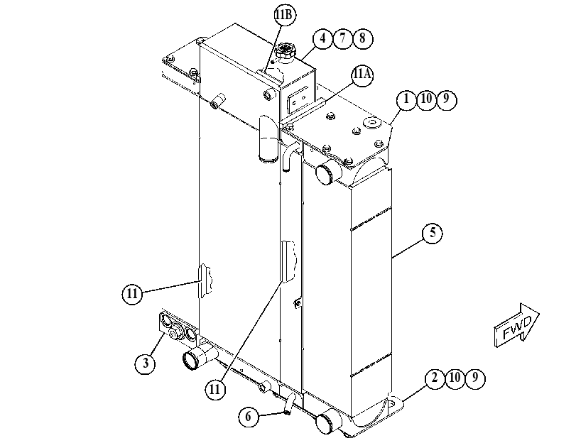 COOLING GP 5704086 CAT
