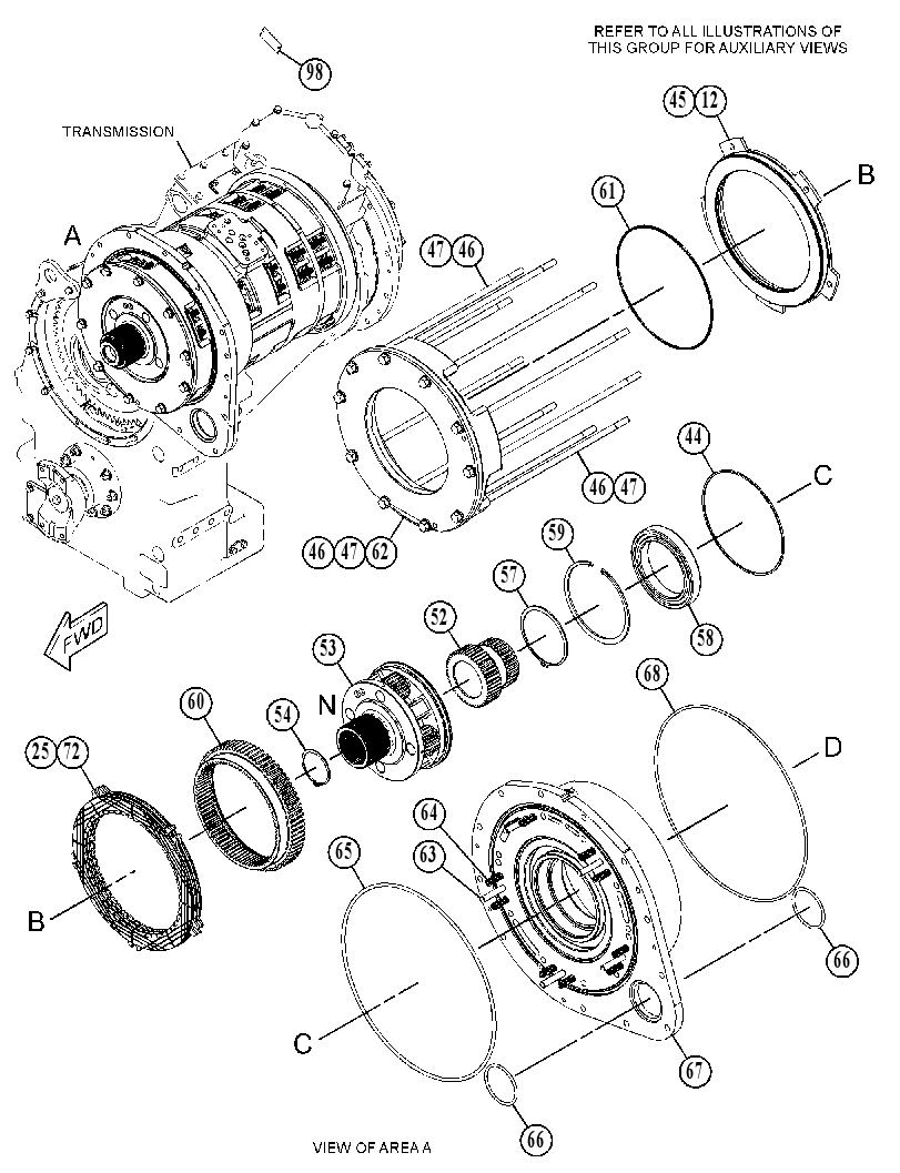 Планетарная передача 3Q6019 CAT