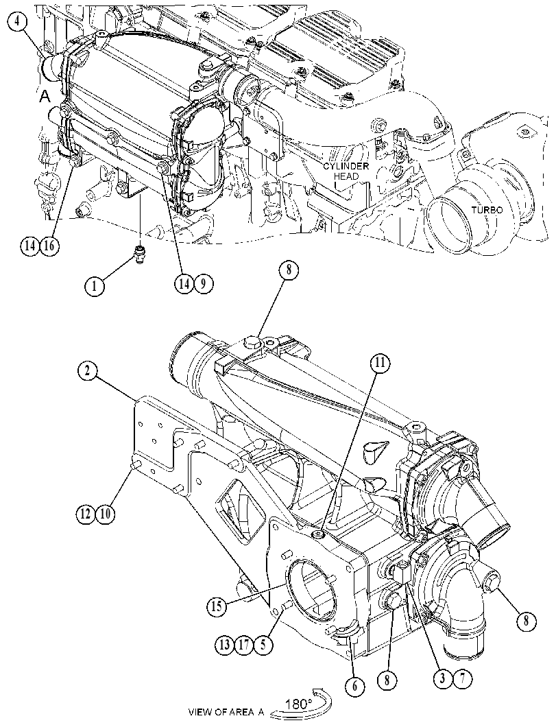AFTERCOOLER GP-TREATED WATER 3518003 CAT