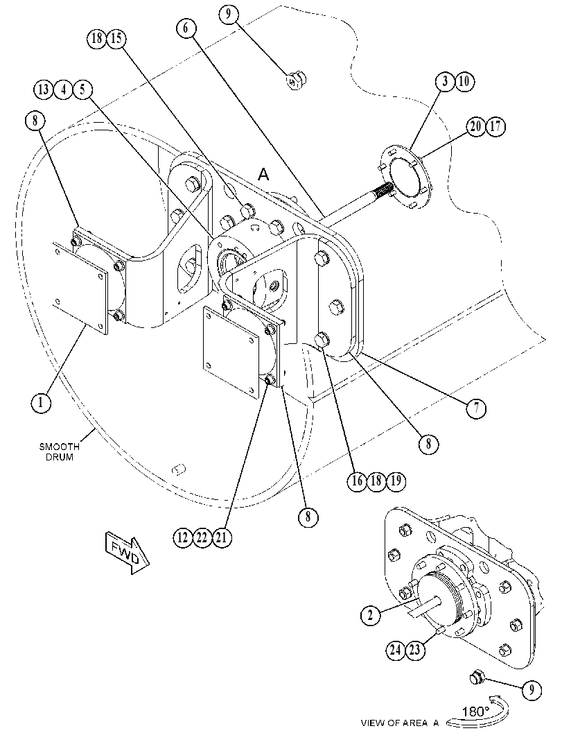 DRIVE GP-SUPPORT & VIBRATORY 4553555 CAT