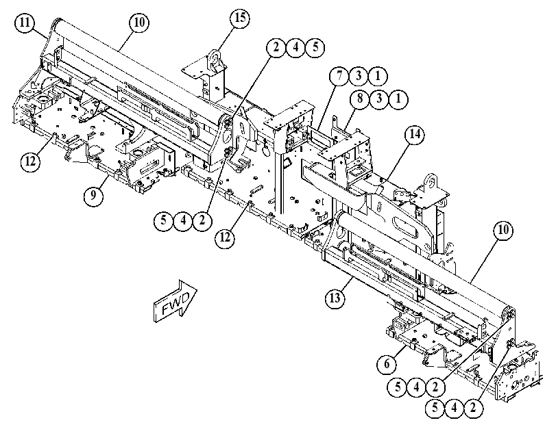 FRAME GP-SCREED 4829810 CAT