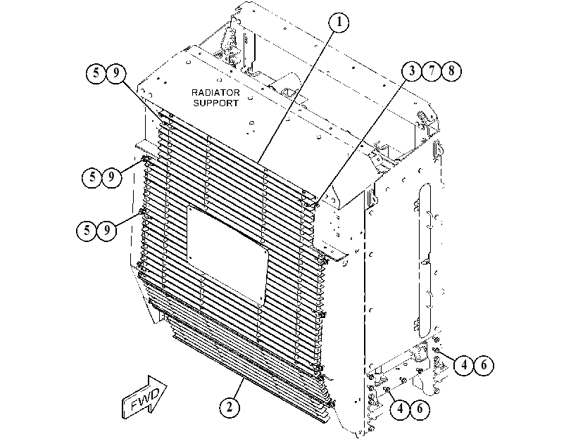 FASTENER GP-RADIATOR 4902011 CAT