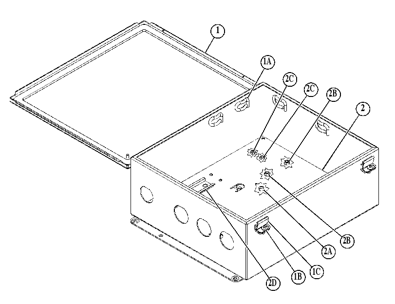 ENCLOSURE GP-ELECTRICAL 4156954 CAT