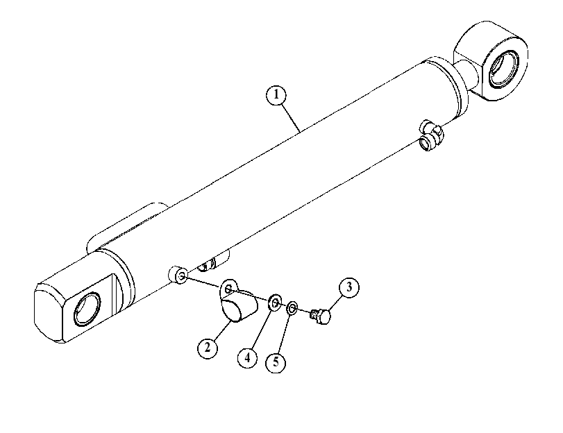 CYLINDER & MTG GP-BUCKET 5751109 CAT