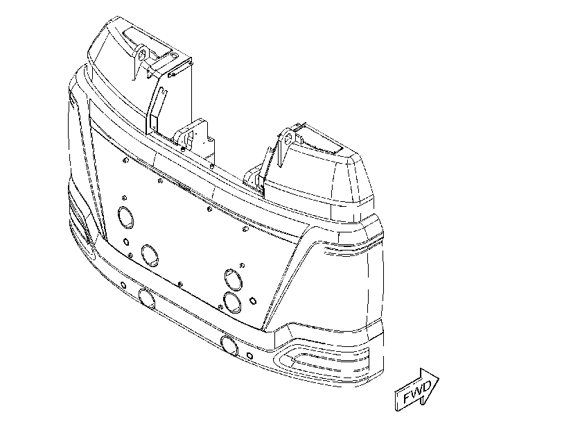 COUNTERWEIGHT AS 5769397 CAT
