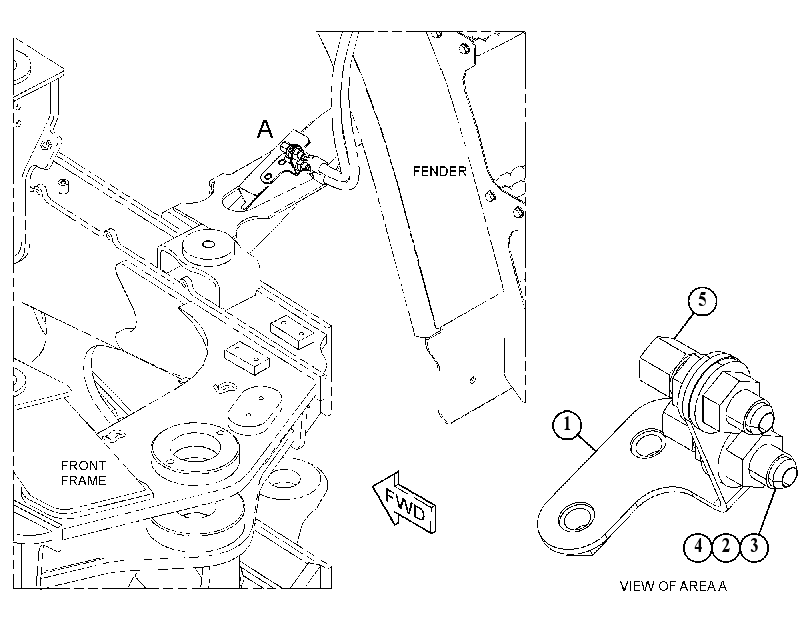 MOUNTING GP-CONNECTOR 5445399 CAT