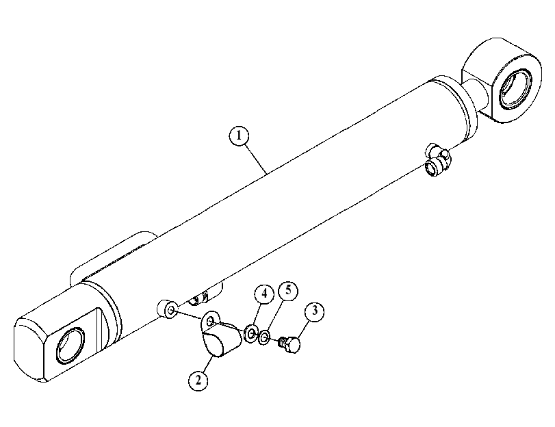 CYLINDER & MTG GP-BUCKET 5764681 CAT