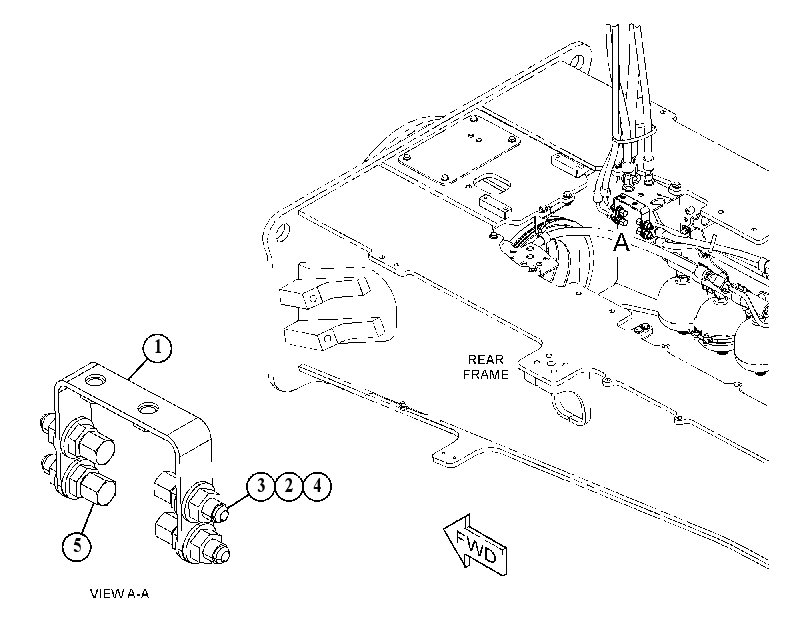 MOUNTING GP-CONNECTOR 5445400 CAT