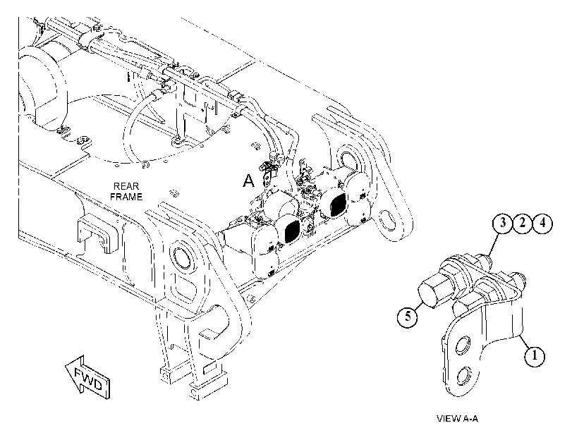 MOUNTING GP-CONNECTOR 5445401 CAT