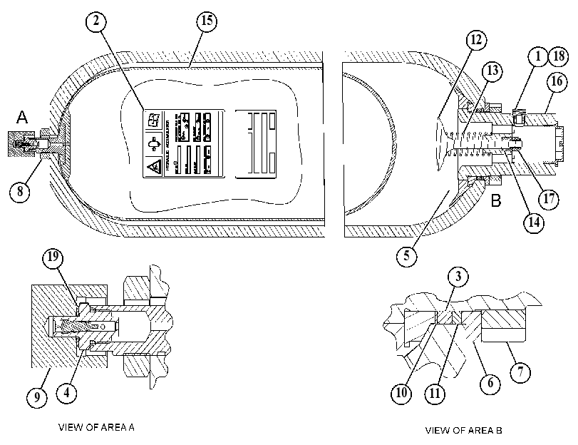 ACCUMULATOR GP-STEERING 5668264 CAT