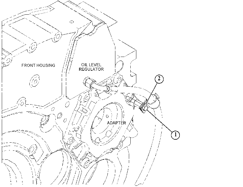 FASTENER GP-ENGINE OIL LINES 5716734 CAT