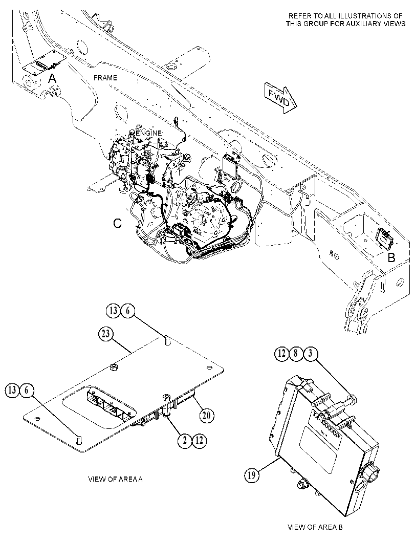 WIRING GP-ENGINE & XMSN 4749840 CAT