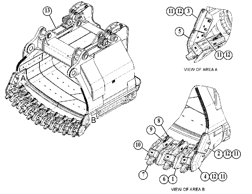 BUCKET AR-DIPPER 4939708 CAT