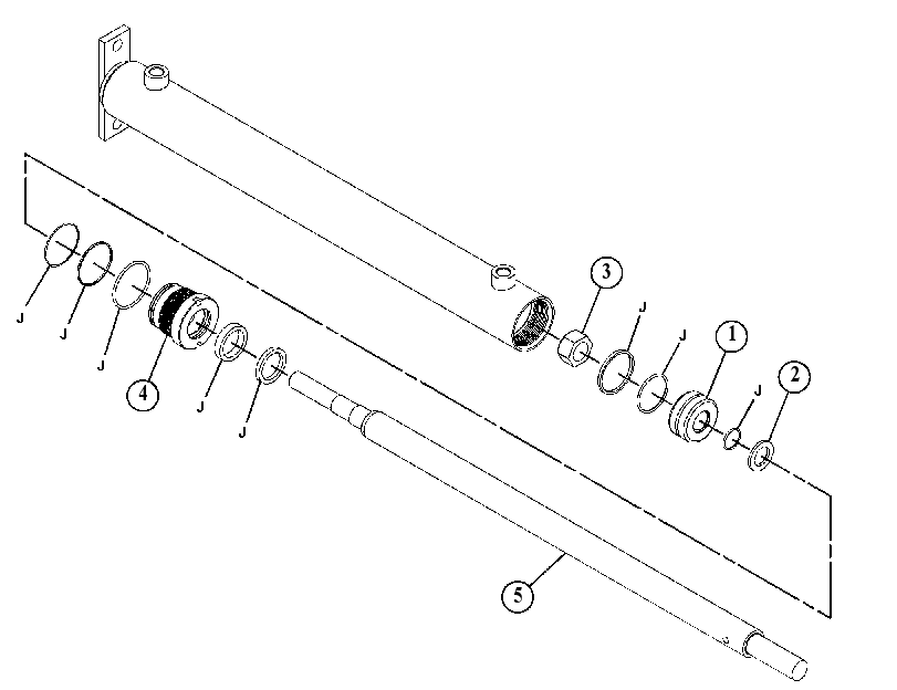 CYLINDER GP-FORK 5710775 CAT