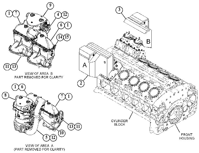 Система отвода газов 4994711 CAT