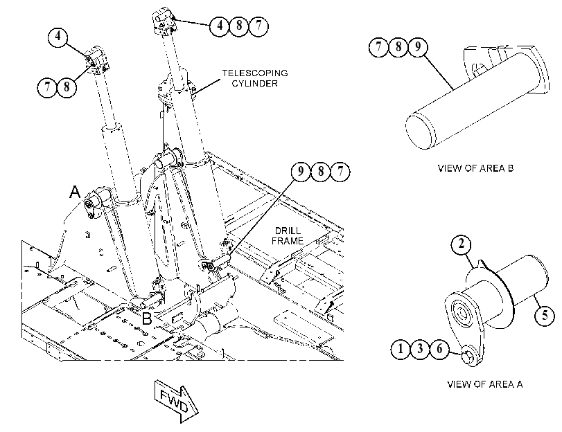 MOUNTING GP-MAST 5439080 CAT