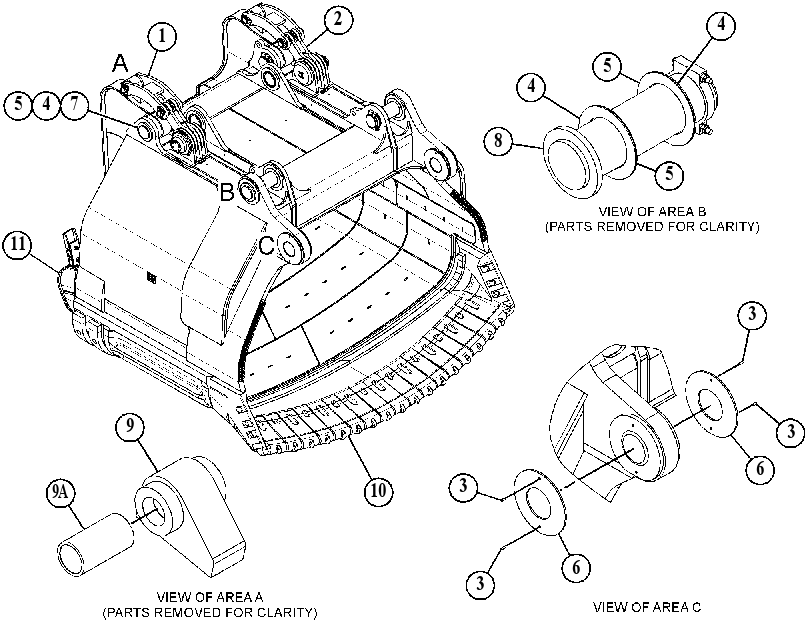 BUCKET GP-DIPPER 4931742 CAT