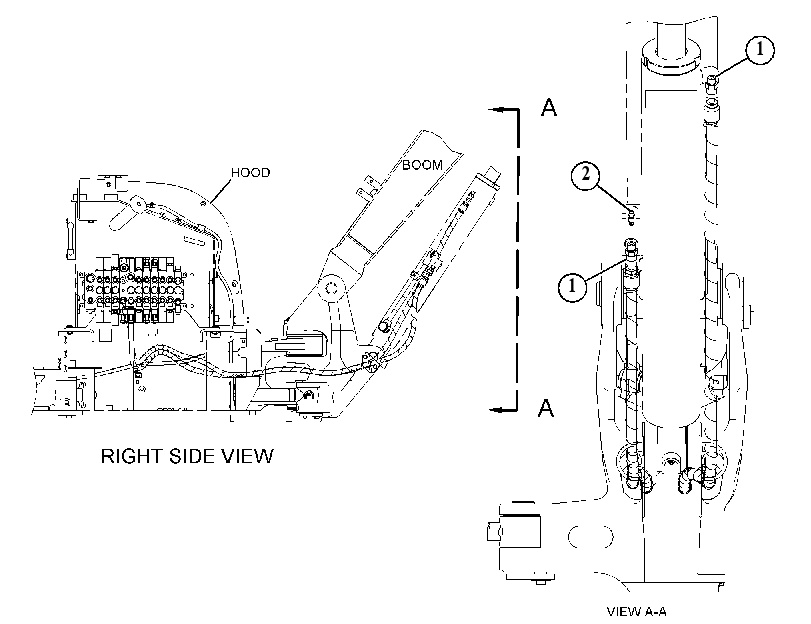 ADPTR & PURGE SCREW-HYD LINE 5753920 CAT