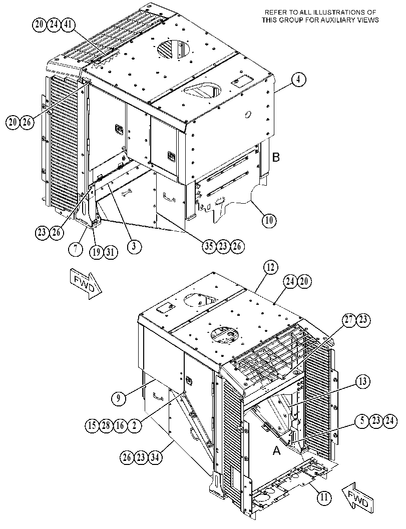 ENCLOSURE GP-SOUND SUPPRESSION 4890108 CAT