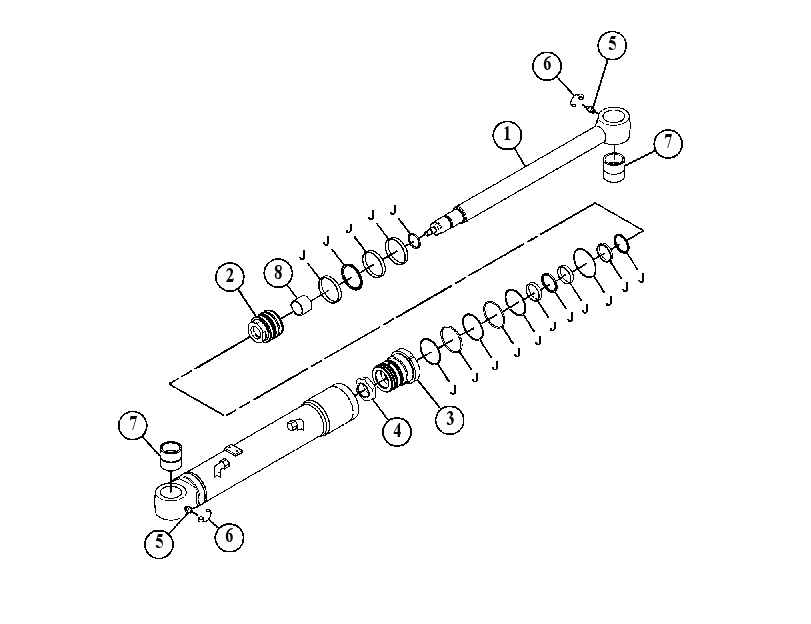 CYLINDER GP-OFFSET 5764685 CAT