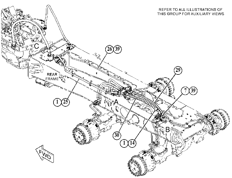 LINES GP-BRAKE COOLING 5455222 CAT