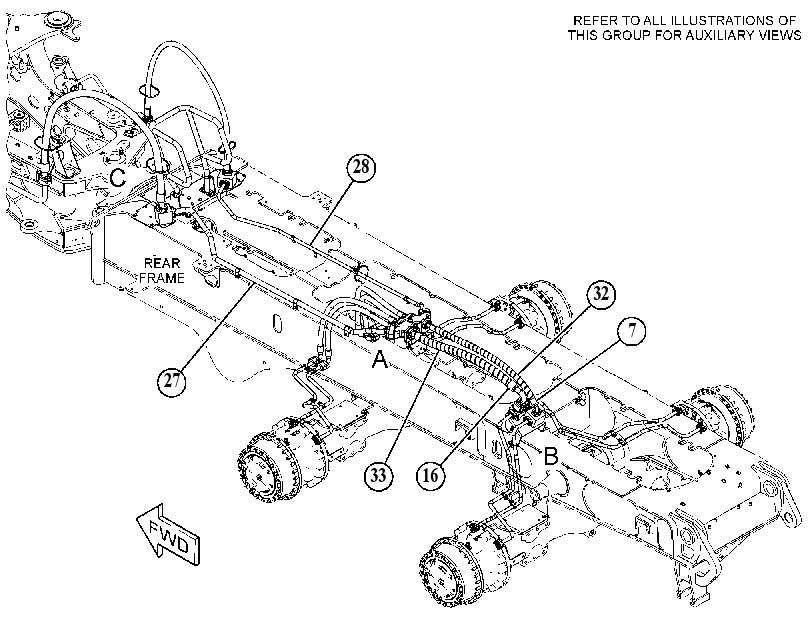 LINES GP-BRAKE COOLING 5455276 CAT