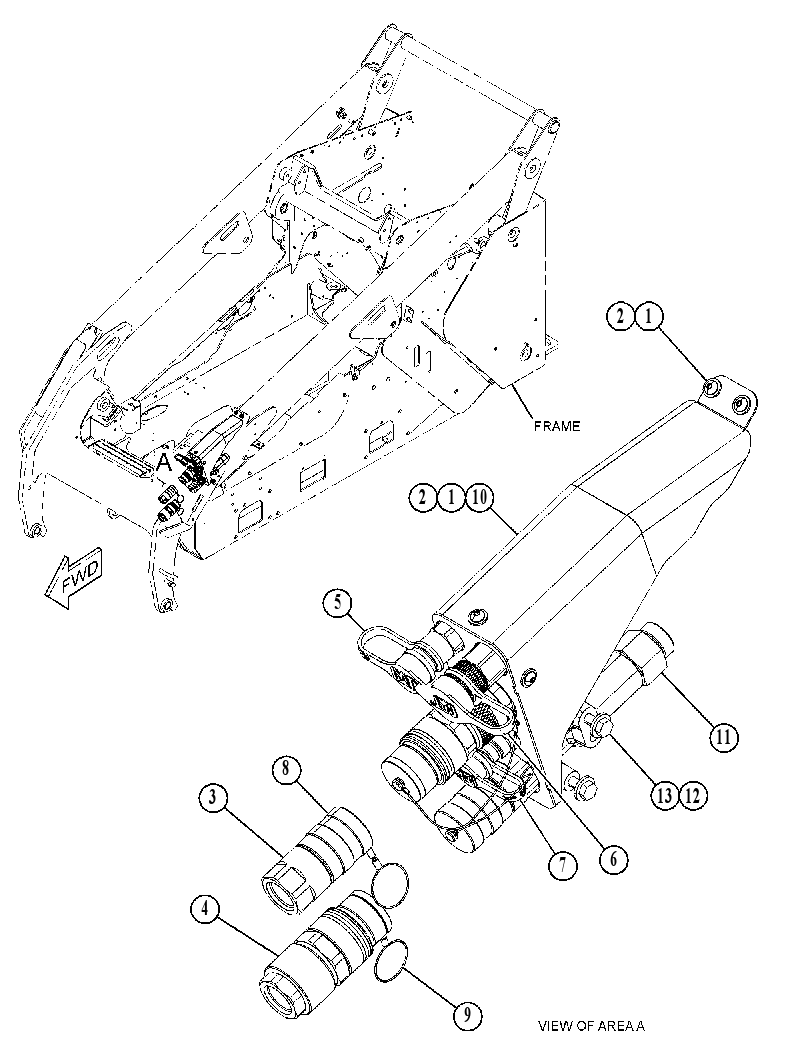KIT-QUICK DISCONNECT 5701043 CAT