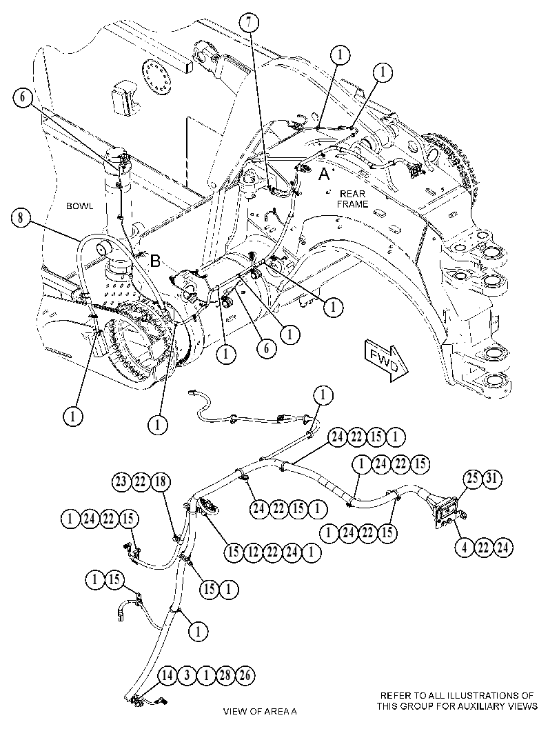 WIRING GP-SCRAPER 4852825 CAT