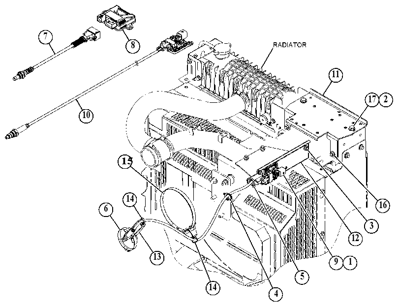 SENSOR GP-COMBUSTION 4319973 CAT