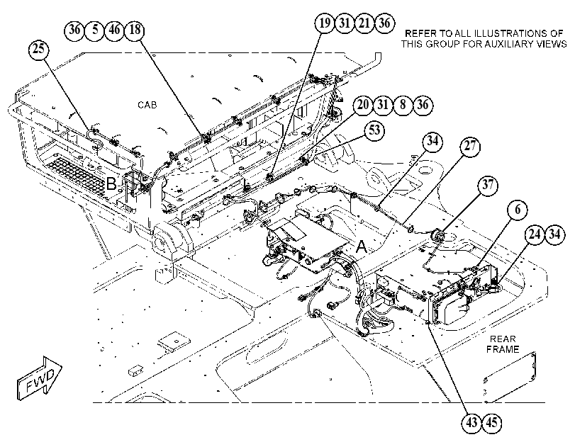 WIRING GP-REMOTE CONTROL 5335620 CAT